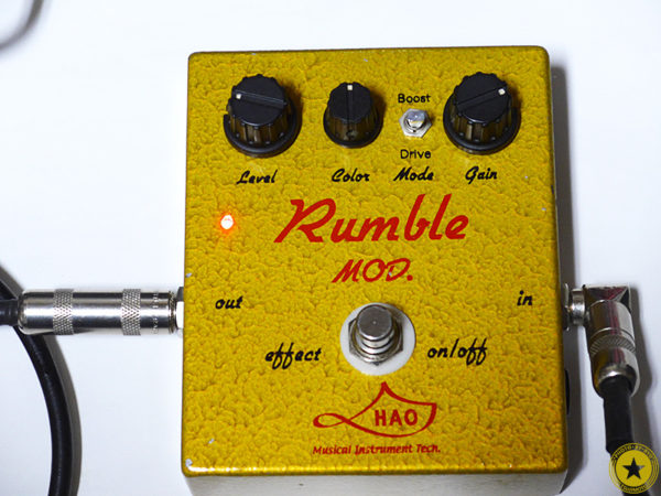 僕のお気に入りのエフェクターをご紹介しているブログ記事シリーズです。『HAO Rumble MOD.』をご紹介したブログ記事の写真13枚目