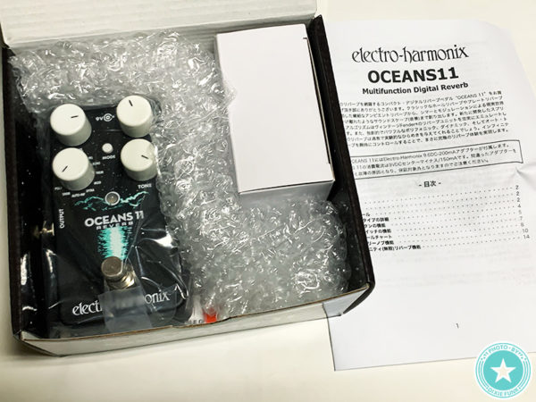 今流行りのネオソウルギターのサウンドつくりにもぴったり⁉新しくなったエレクトロ・ハーモニックス社のリバーブ『Oceans 11』をご紹介したブログ記事の画像4枚目