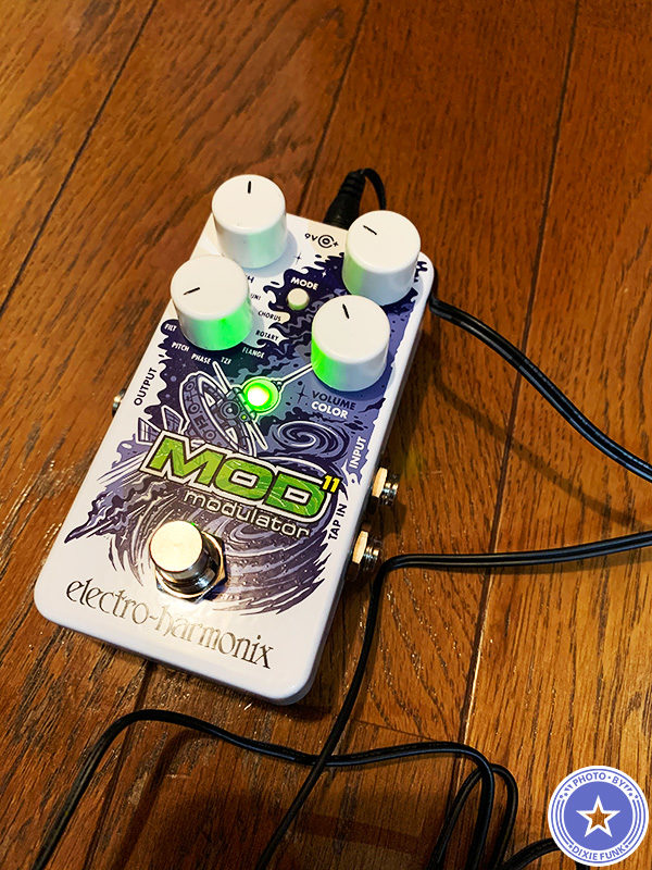トレモロにコーラスにフランジャーやフェイザーとしても使える便利なギターエフェクター！エレクトロ・ハーモニックス社のデジタルモジュレーター『MOD 11』をご紹介したブログ記事の画像6枚目