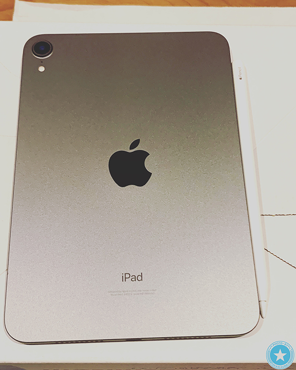 2022年1月27日（木）に届いたばかりの『iPad mini 6』の写真2枚目