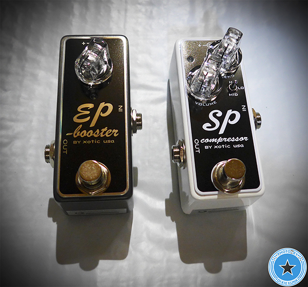 Xoticの高品質なエフェクター『EP-ブースター』と『SP-コンプレッサー』をご紹介したブログ記事の写真1枚目