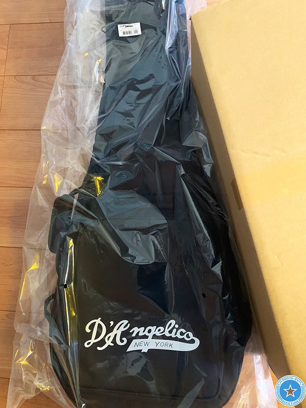 プレゼント企画で当選したD’Angelico（ディアンジェリコ）のギグバックの写真2枚目