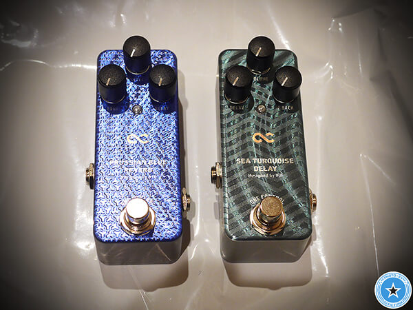 2台同時購入した『One Control』の空間系エフェクター『PRUSSIAN BLUE REVERB』と『SEA TURQUOISE DELAY』をご紹介したブログ記事の写真4枚目