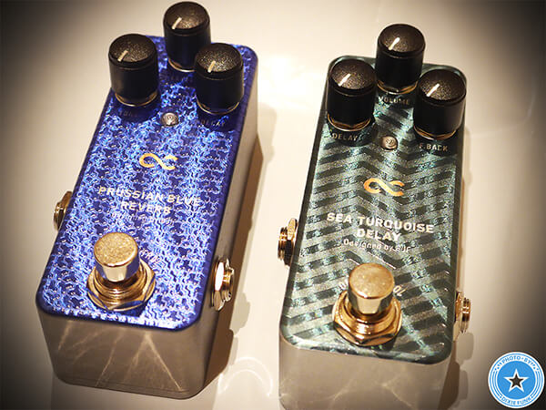 2台同時購入した『One Control』の空間系エフェクター『PRUSSIAN BLUE REVERB』と『SEA TURQUOISE DELAY』をご紹介したブログ記事の写真5枚目