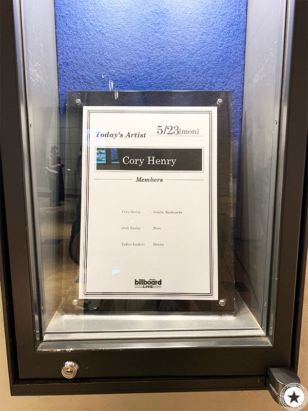 2022年5月23日（月）ビルボードライブ大阪で行われたコリー・ヘンリーの来日公演のライブのレポを書いたブログ記事の写真2枚目