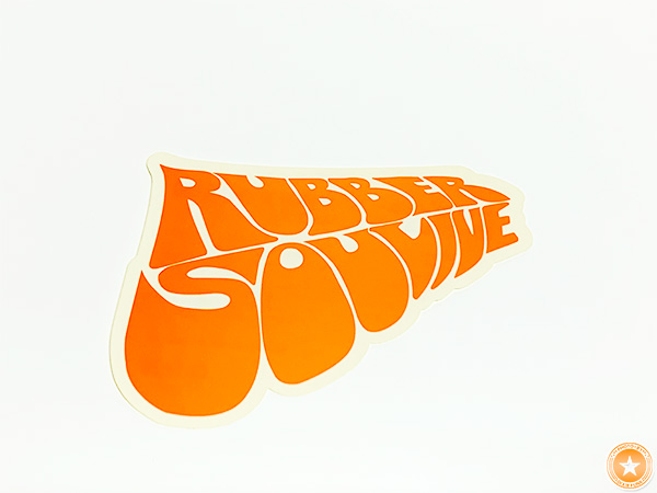 『Rubber Soulive』のロゴ・マークのステッカー